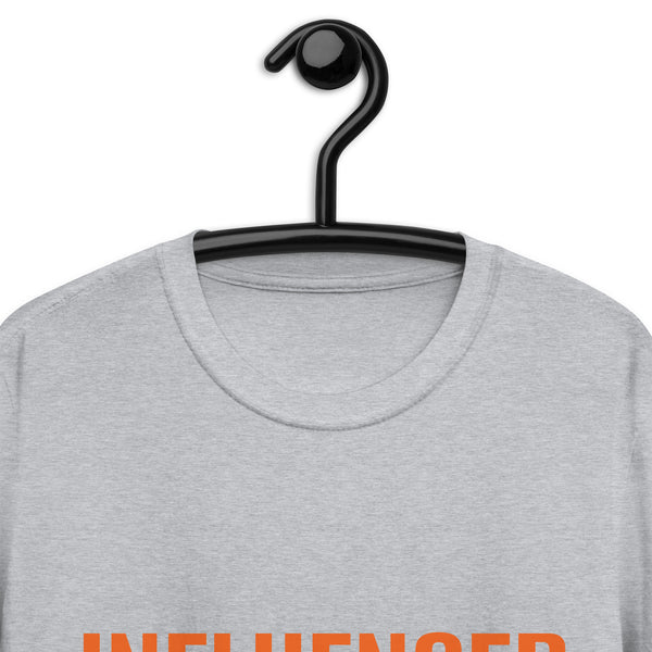 Camiseta de manga corta unisex INFLUENCER DE MIERDA