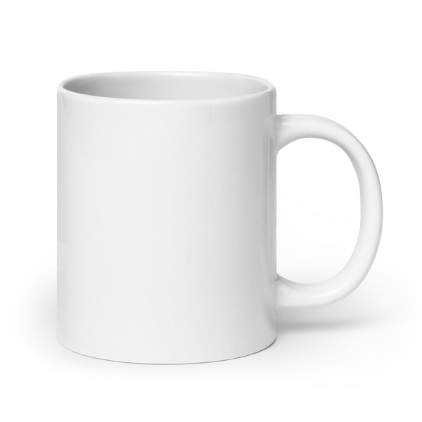Taza blanca brillante EL JEFE