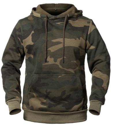 Sudadera con capucha de camuflaje - funny happy kids