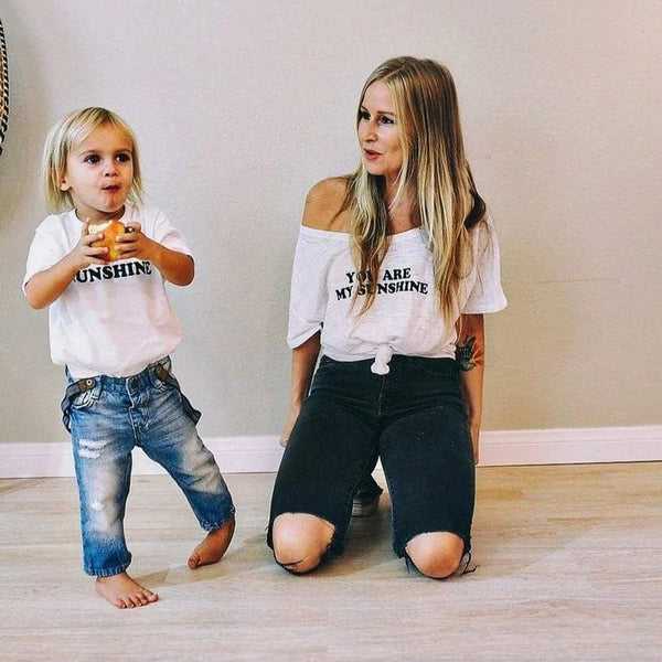 You Are My Sunshine - Camiseta hombro al aire