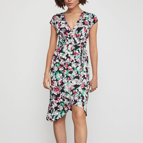 Vestido midi floral estampado - funny happy kids