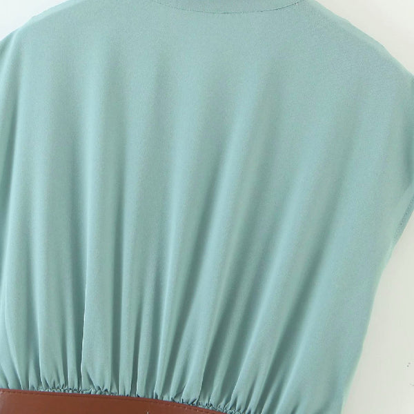 Vestido con cinturón