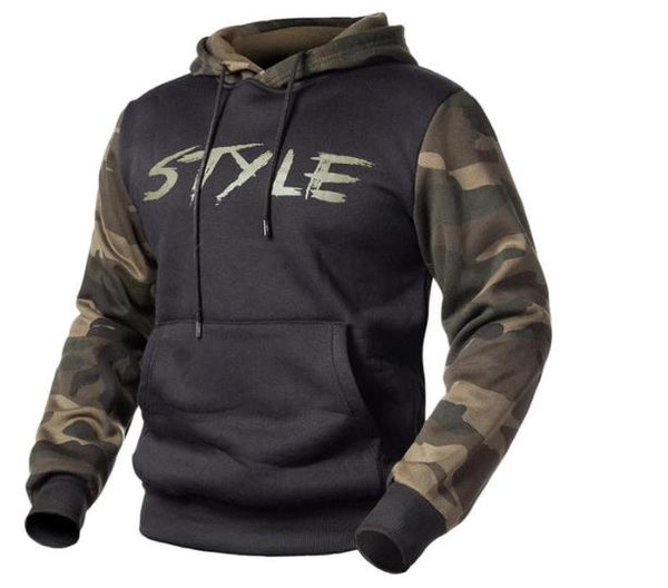 Sudadera con capucha de camuflaje - funny happy kids