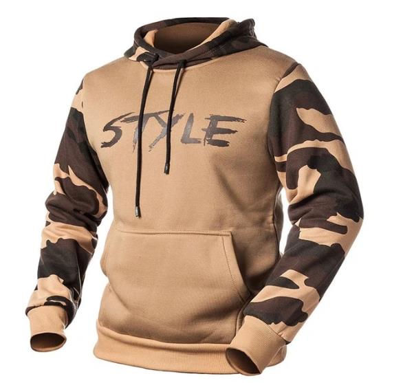 Sudadera con capucha de camuflaje - funny happy kids