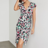 Vestido midi floral estampado - funny happy kids