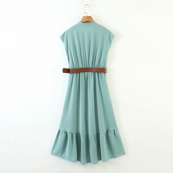 Vestido con cinturón