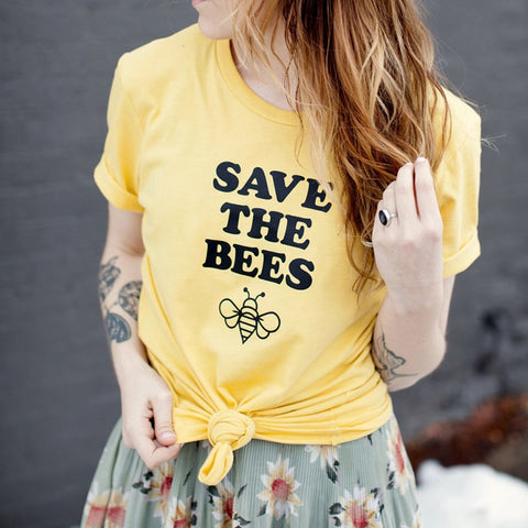 Camiseta SAVE THE BEES - funny happy kids