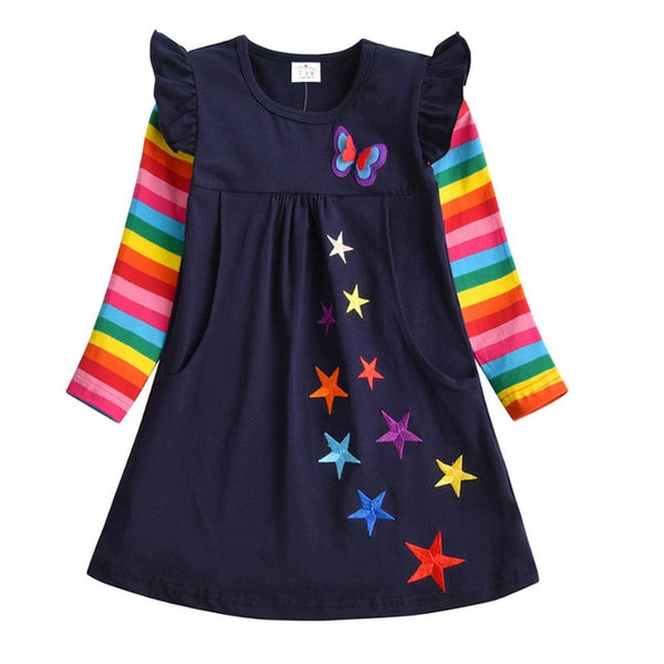Vestido de manga larga - funny happy kids