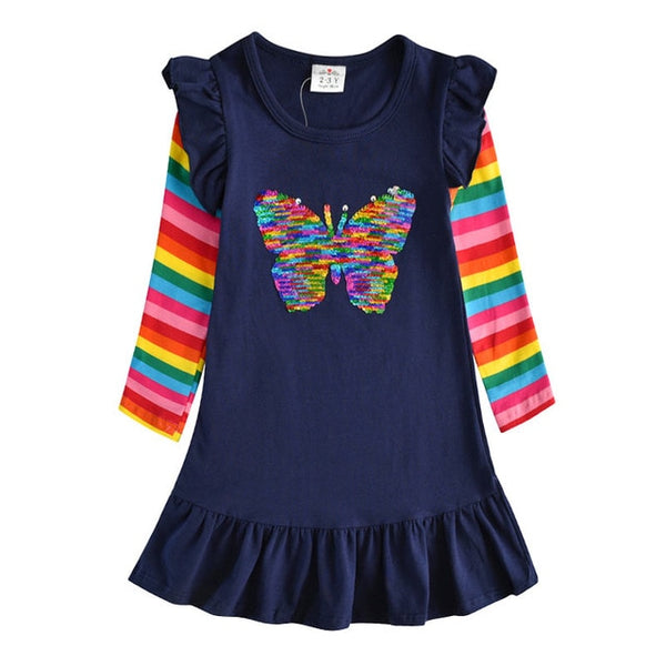 Vestido de manga larga - funny happy kids