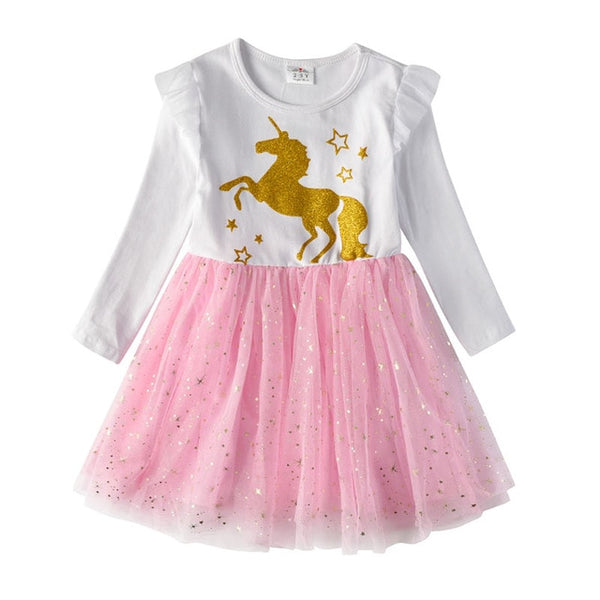 Vestido de manga larga - funny happy kids
