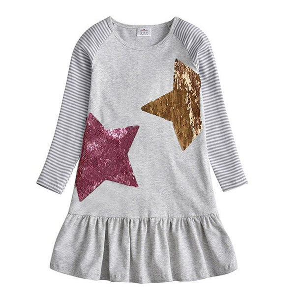 Vestido de manga larga - funny happy kids