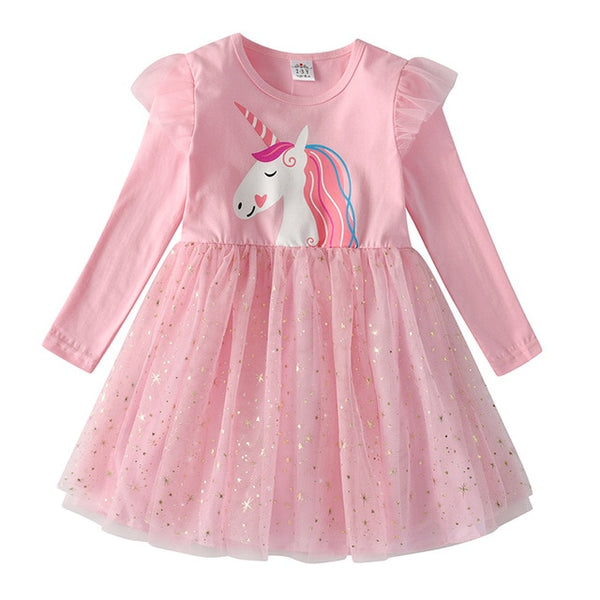 Vestido de manga larga - funny happy kids
