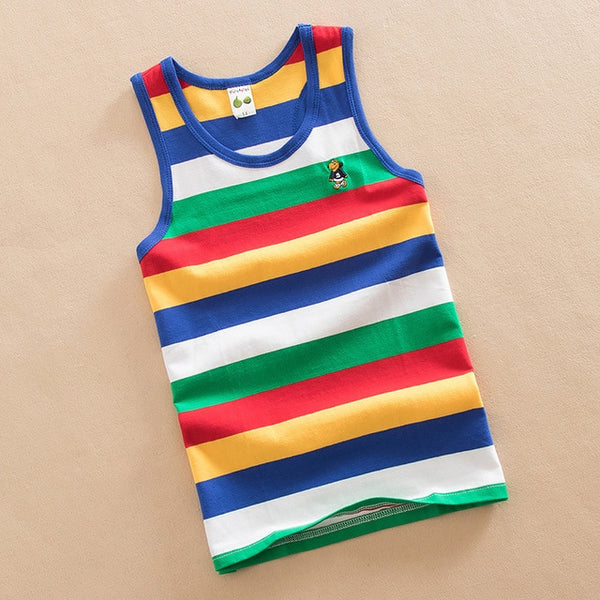Camiseta de tirantes para niños, niñas y adolescentes - funny happy kids