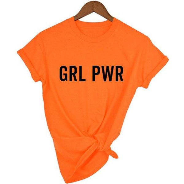 Camiseta GRL PWR - funny happy kids