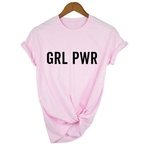 Camiseta GRL PWR - funny happy kids