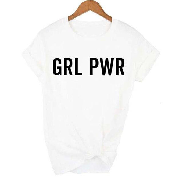 Camiseta GRL PWR - funny happy kids
