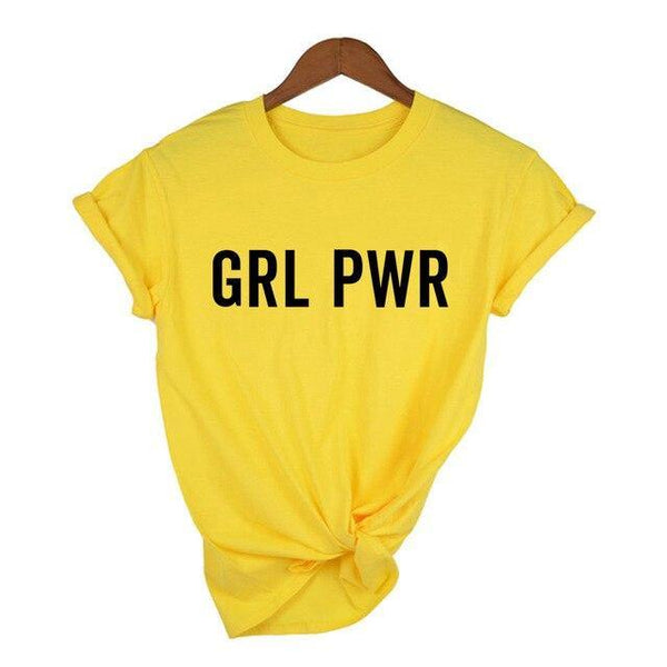 Camiseta GRL PWR - funny happy kids