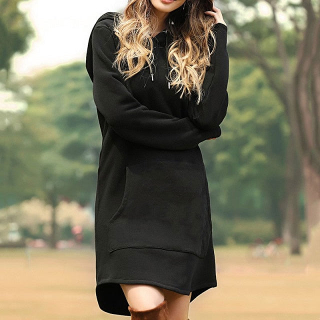 Sudadera vestido con capucha - funny happy kids