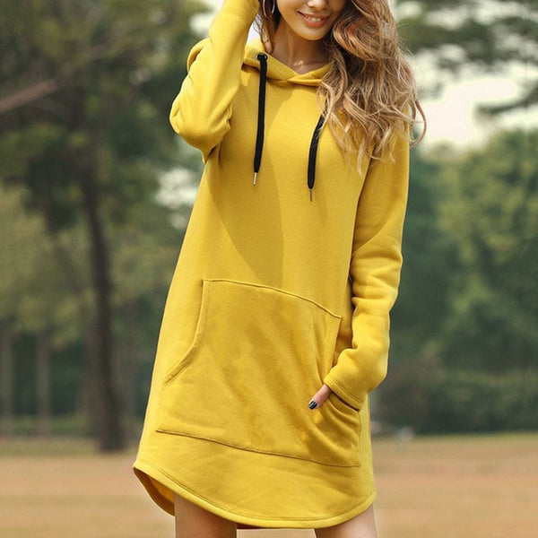 Sudadera vestido con capucha - funny happy kids
