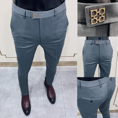 Pantalones de vestir para hombre - funny happy kids