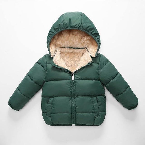 Anorak Abrigo Parkas para niños y niñas - funny happy kids
