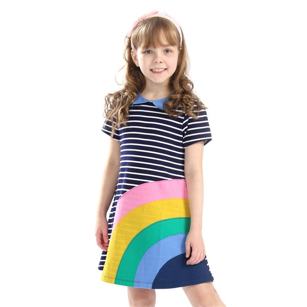 Vestido de verano con aplique - funny happy kids