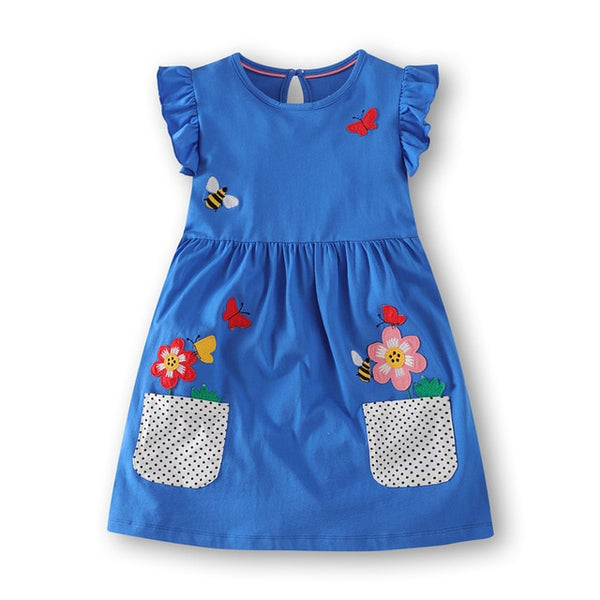 Vestido de verano con aplique - funny happy kids