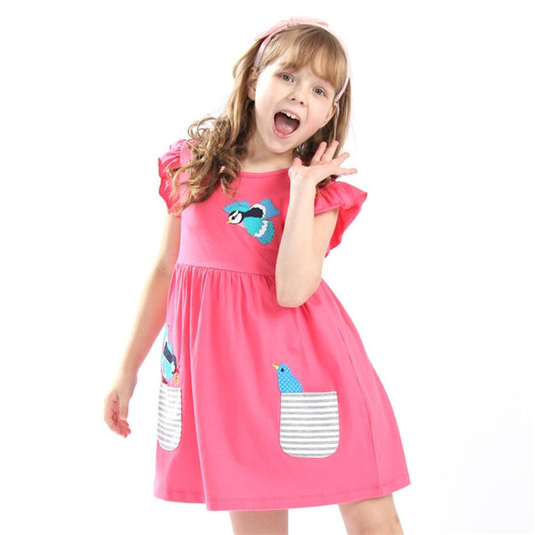 Vestido de verano con aplique - funny happy kids