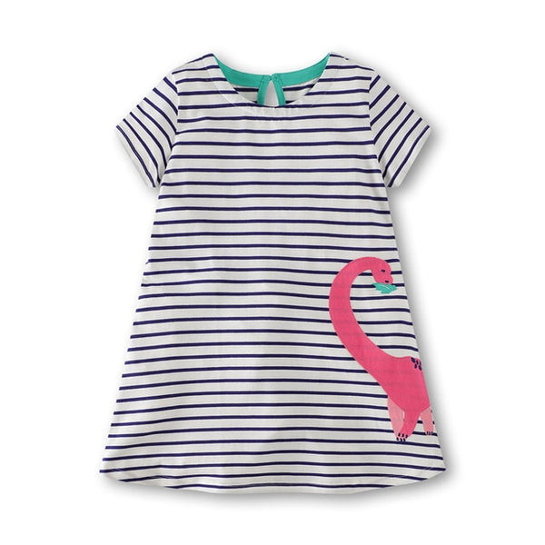 Vestido de verano con aplique - funny happy kids