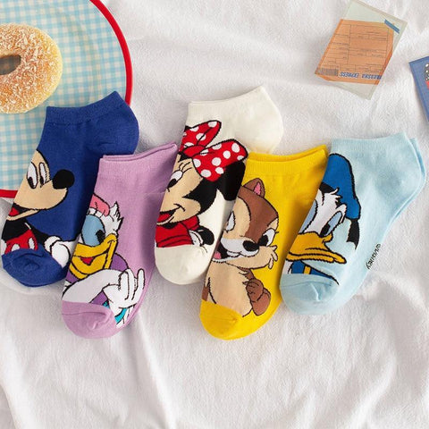 Calcetines de dibujos para mujeres y adolescentes - funny happy kids