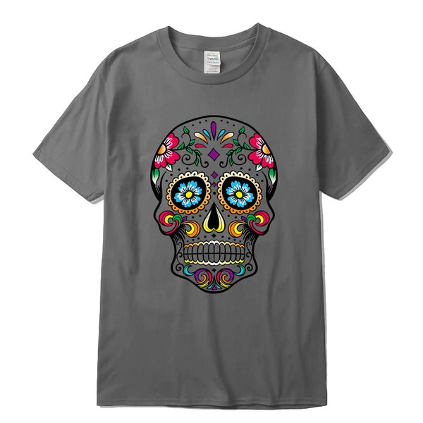 Camiseta calavera tipo Katrina - funny happy kids