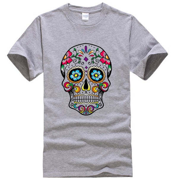 Camiseta calavera tipo Katrina - funny happy kids
