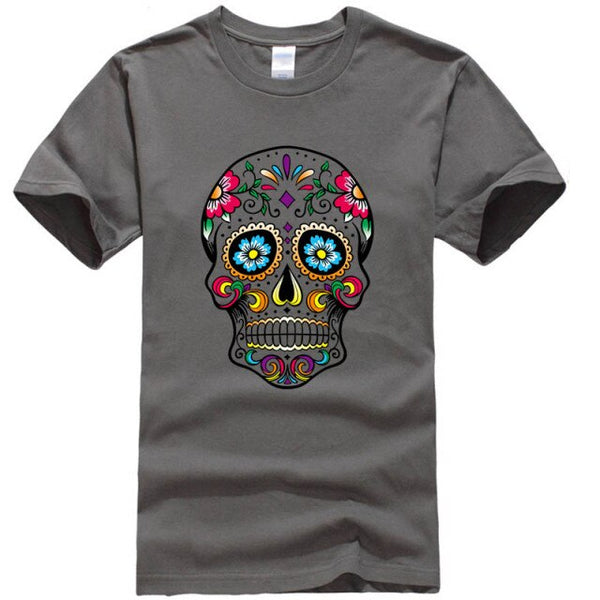 Camiseta calavera tipo Katrina - funny happy kids