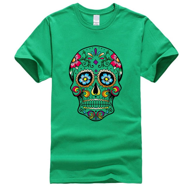 Camiseta calavera tipo Katrina - funny happy kids