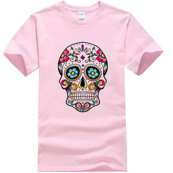 Camiseta calavera tipo Katrina - funny happy kids