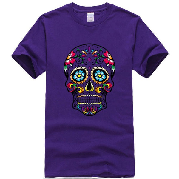 Camiseta calavera tipo Katrina - funny happy kids