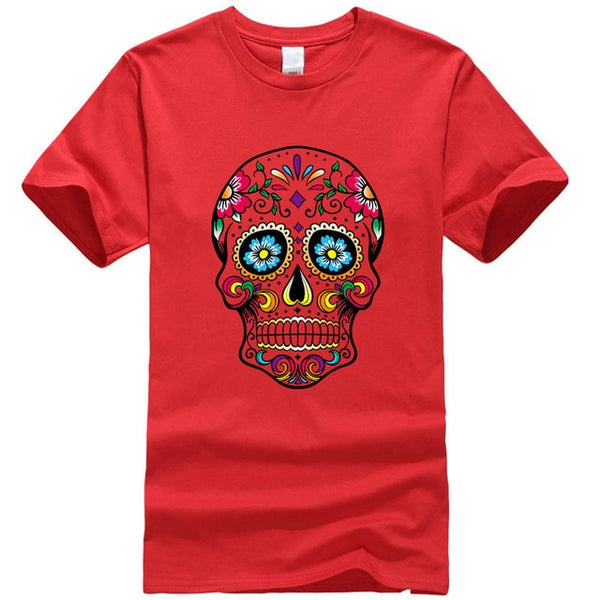 Camiseta calavera tipo Katrina - funny happy kids