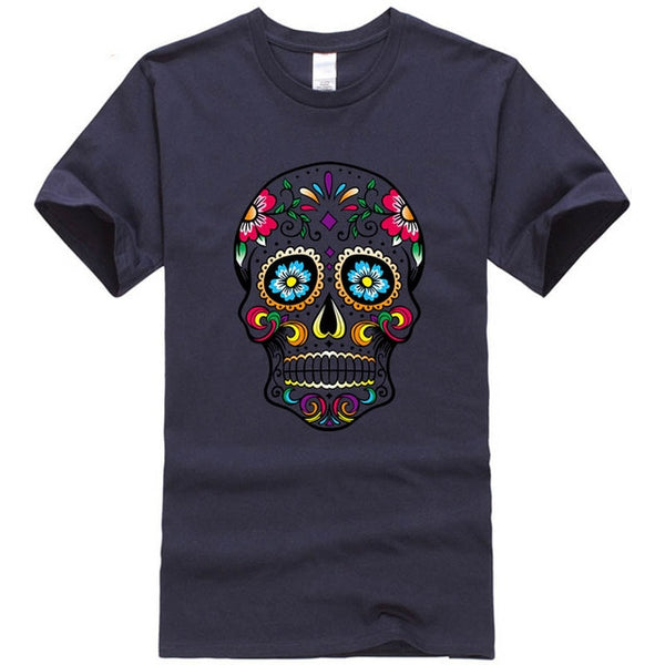 Camiseta calavera tipo Katrina - funny happy kids
