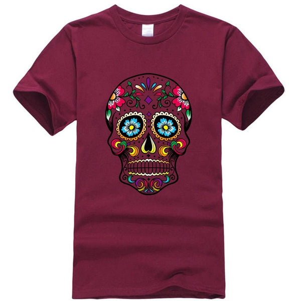 Camiseta calavera tipo Katrina - funny happy kids