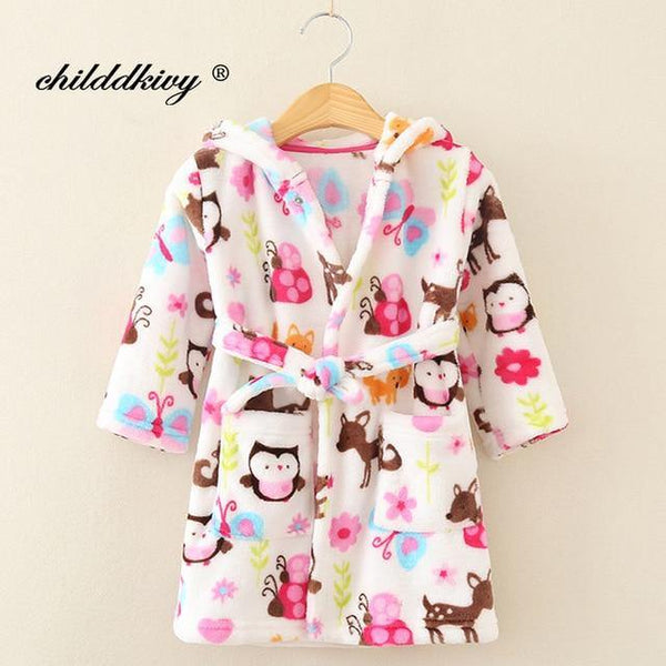 Albornoz para niños y niñas - funny happy kids
