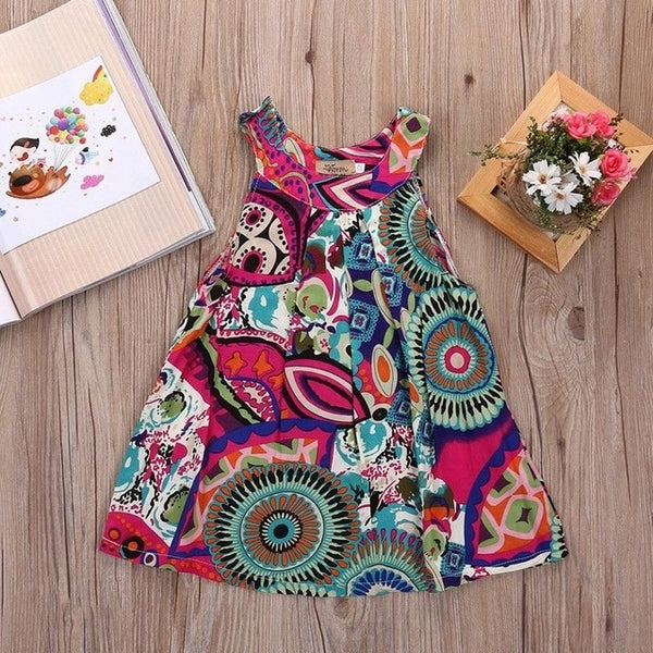 Vestido de tirantes floral - funny happy kids