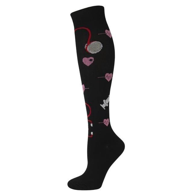 Calcetines Unisex de compresión - funny happy kids