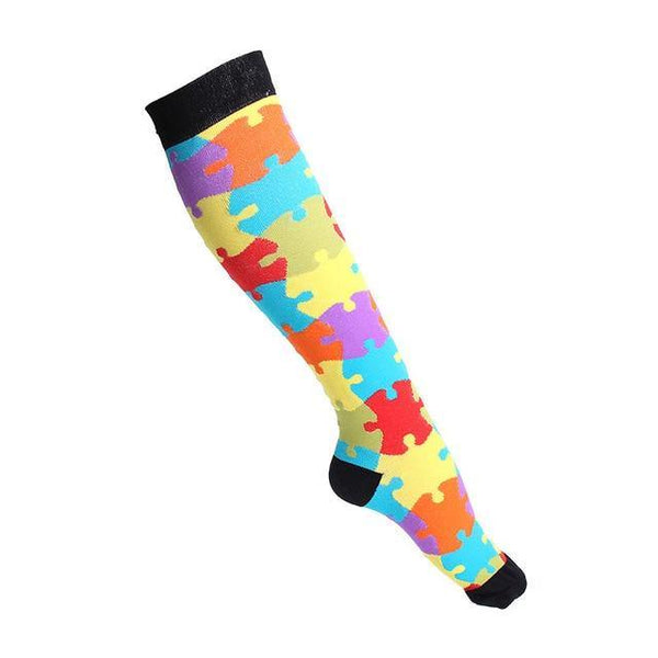 Calcetines Unisex de compresión - funny happy kids