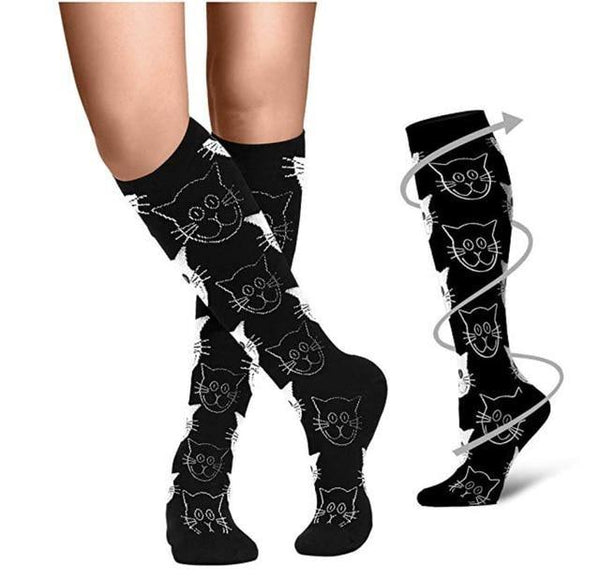 Calcetines Unisex de compresión - funny happy kids