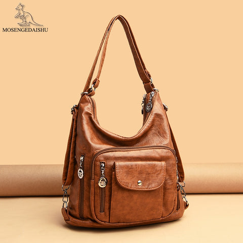 Bolso de cuero de calidad - funny happy kids