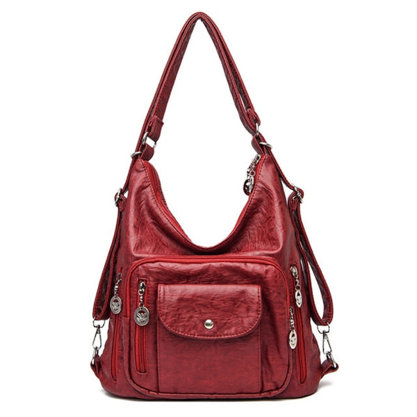 Bolso de cuero de calidad - funny happy kids