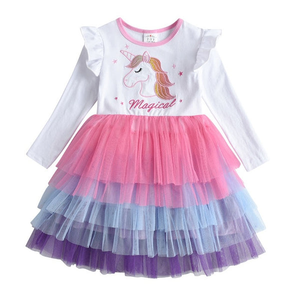 Vestido de manga larga - funny happy kids