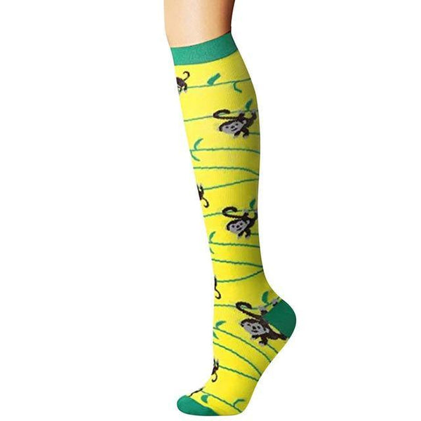 Calcetines Unisex de compresión - funny happy kids