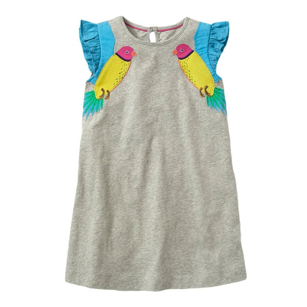 Vestido de verano con aplique - funny happy kids