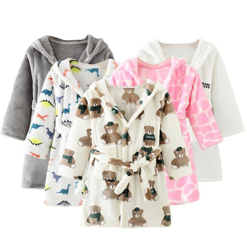 Albornoz para niños y niñas - funny happy kids